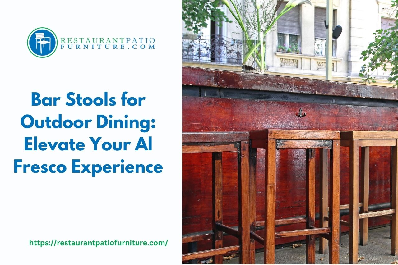 outdoor restaurant bar stools