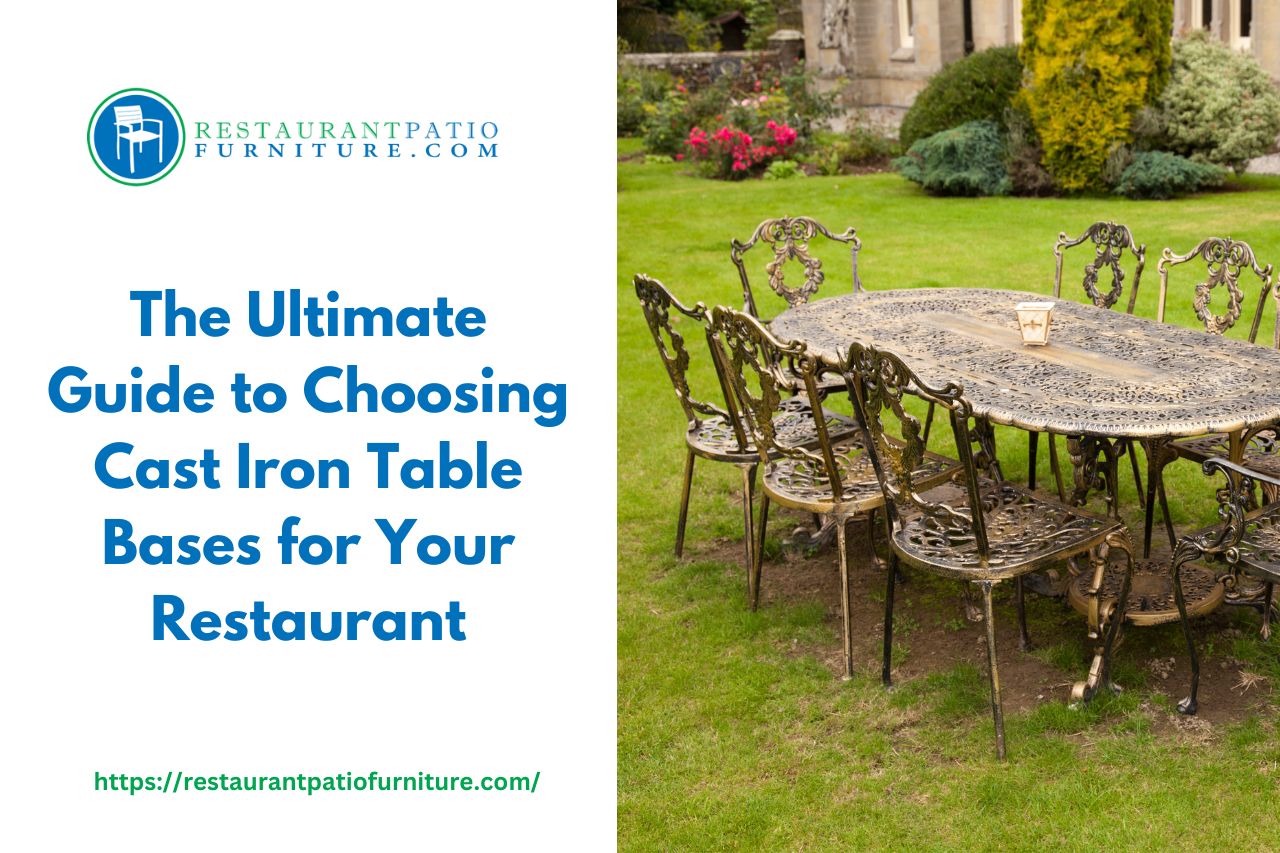 choosing cast iron table bases