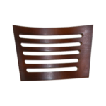 5 SLATS VENEER BACKS IN DARK MAHOGANY FINISH