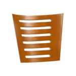 DARBY SERIES SLAT VENEER BACKS IN CHERRY FINISH