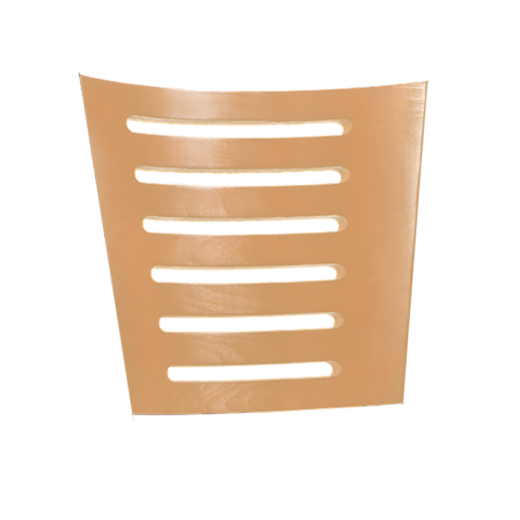 Darby Series Slat Veneer Backs in Natural Finish