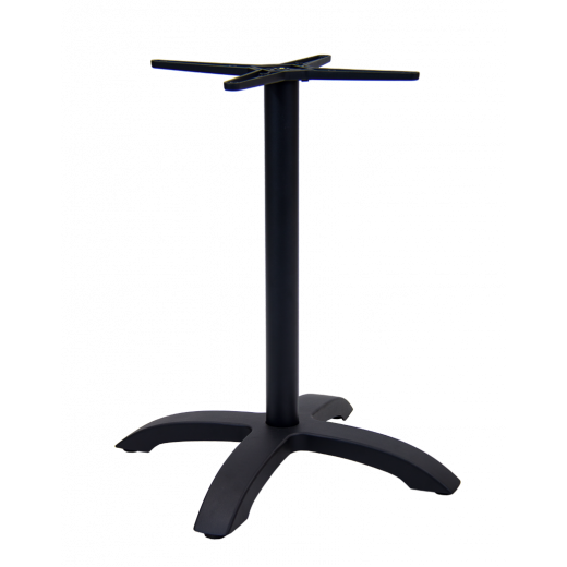 Black Medium Weight Outdoor Table Base, Aluminum 