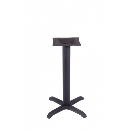 22" x 22" Easy Assembly Cast Iron 2PC Table Base  