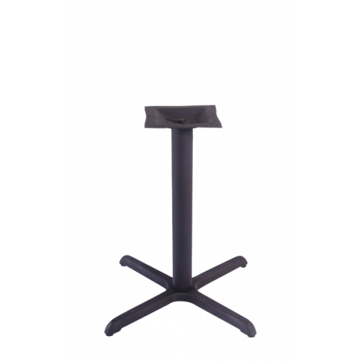 30" x 30" Easy Assembly Cast Iron 2PC Table Base  