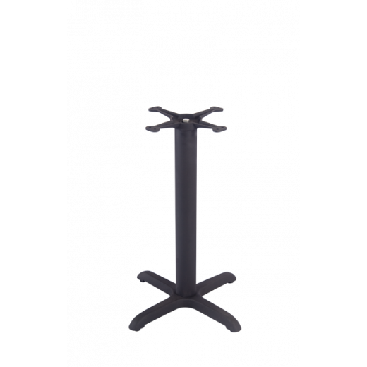 22'' x 22" 4-Prong Easy Assembly Cast Iron 3PC Table Base 