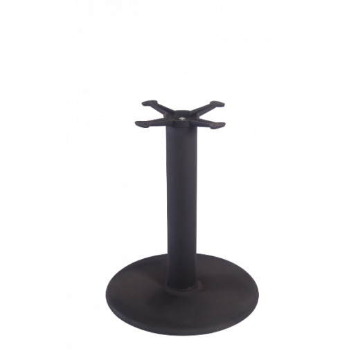 24'' Round Easy Assembly Cast Iron 3PC Table Base 