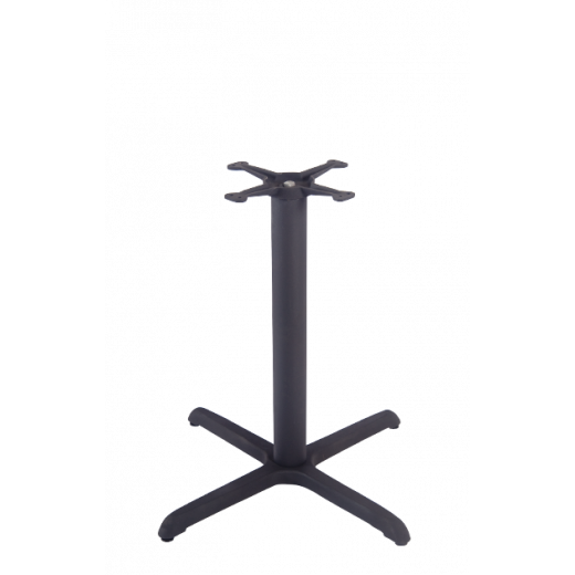 30'' x 30" 4-Prong Easy Assembly Cast Iron 3PC Table Base 