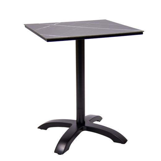 Outdoor Table with Aluminum Base & High Pressure Laminate Top,  24" x 24"  