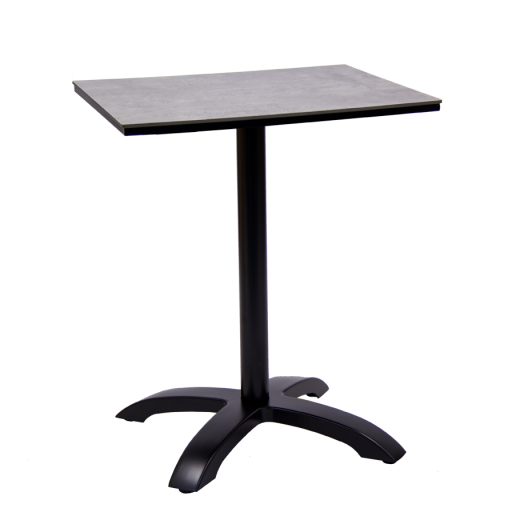 Outdoor Table with Aluminum Base & High Pressure Laminate Top,  24" x 24"  