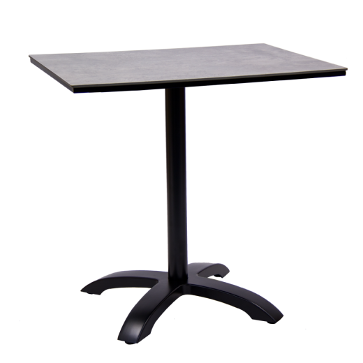 Outdoor Table with Aluminum Base & High Pressure Laminate Top, 24" x 30"  
