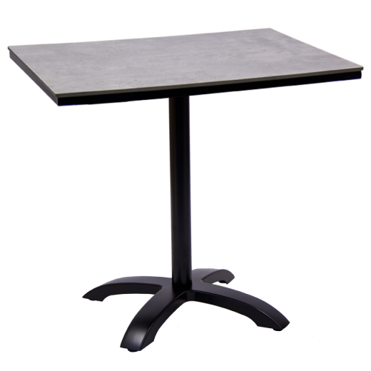 Outdoor Table with Aluminum Base & High Pressure Laminate Top, 30" x 30"  