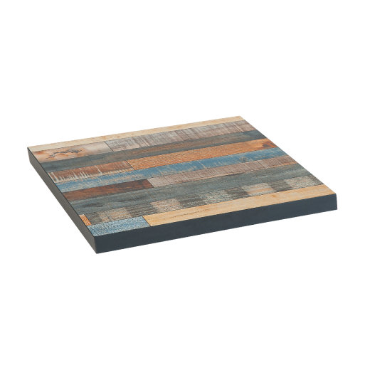 Melamine Paint Brushed Drop Edge Panel Table Top