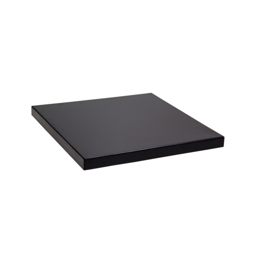 Indoor Resin Table Top in Black, Various Sizes 