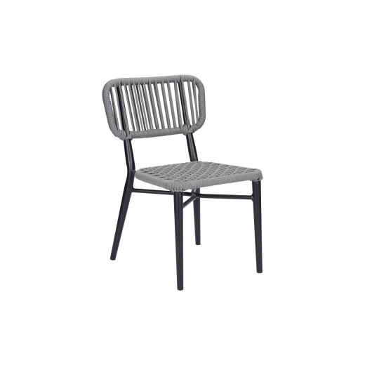  Aluminum Chair with Grey Terylene Fabric  Seat & Back, Outdoor Use