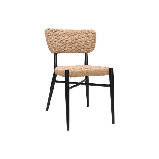   Aluminum Chair with Natural Terylene Fabric Seat and Back,Outdoor Use