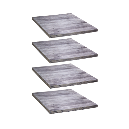 #S37 Bundle Sale, 4 Indoor/Outdoor Resin Table Top, 24" x 24"