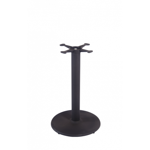 22'' Round Easy Assembly Cast Iron 3PC Table Base 