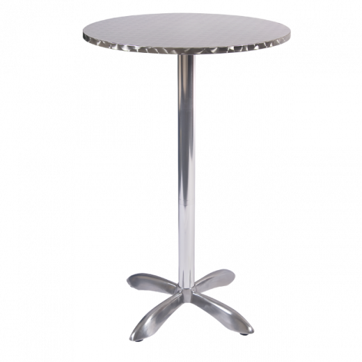27.5" Round Aluminum Bar Height Patio Table