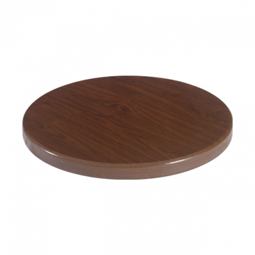 Resin Table Top in Walnut for Indoor with Various Sizes 