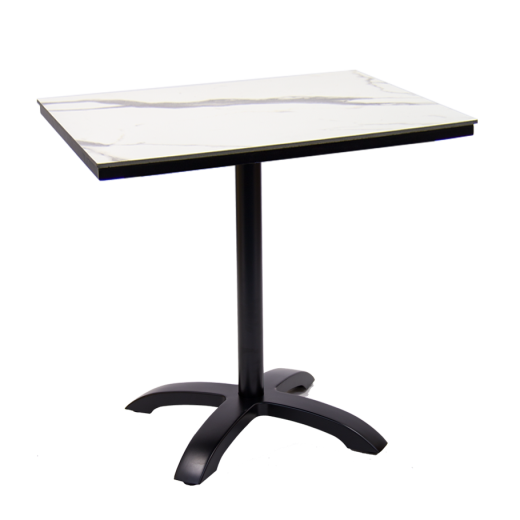 Outdoor Table with Aluminum Base & High Pressure Laminate Top, 30" x 30"  