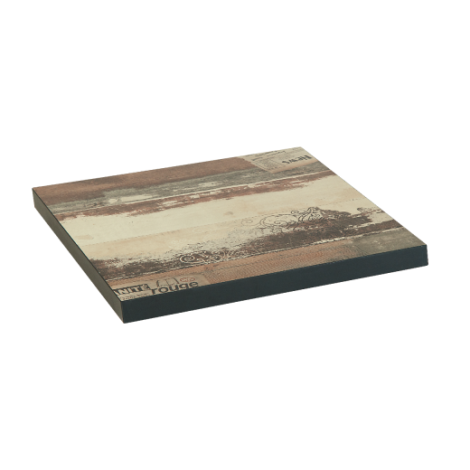 Scrolls Printed Drop Edge Melamine Table Top, Various Sizes 