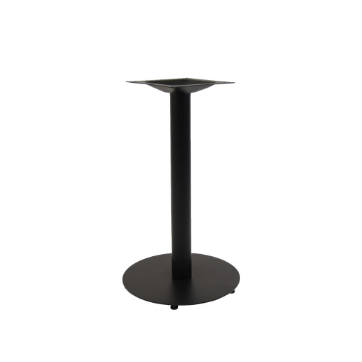 18" Round Outdoor Cast Iron Table Base in Black Finish