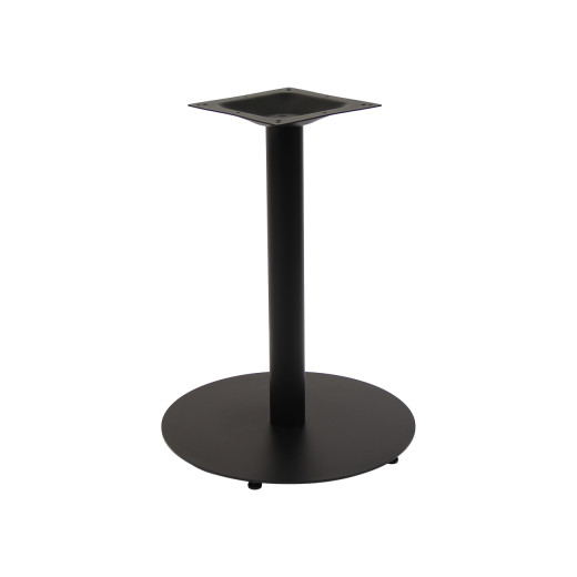 22" Round Outdoor Cast Iron Table Base in Black Finish
