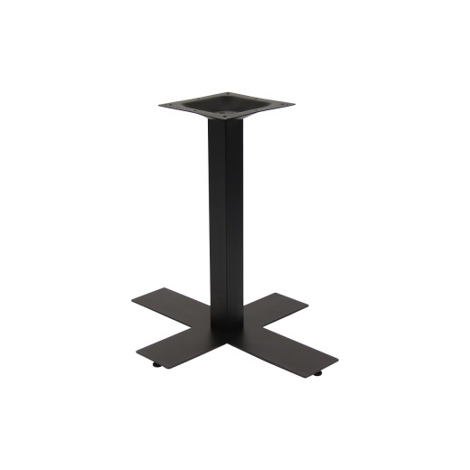 24" x 30" Outdoor Cast Iron Table Base in Black Finish