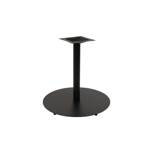 30" Round Outdoor Cast Iron Table Base in Black Finish