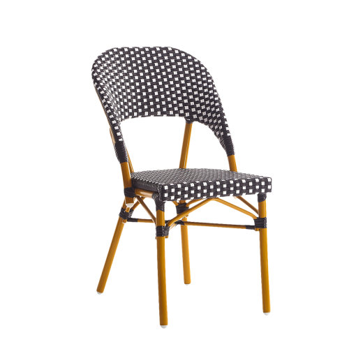 Metal Chair with Poly Woven Back & Seat