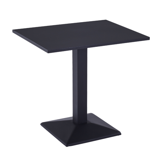 24"x30" Square Base Outdoor Metal Table