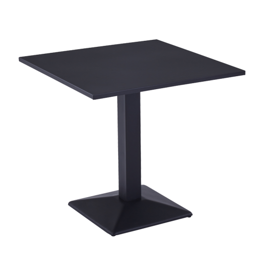 30"x30" Square Base Outdoor Metal Table