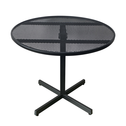 36" Round Outdoor Metal Folding Table