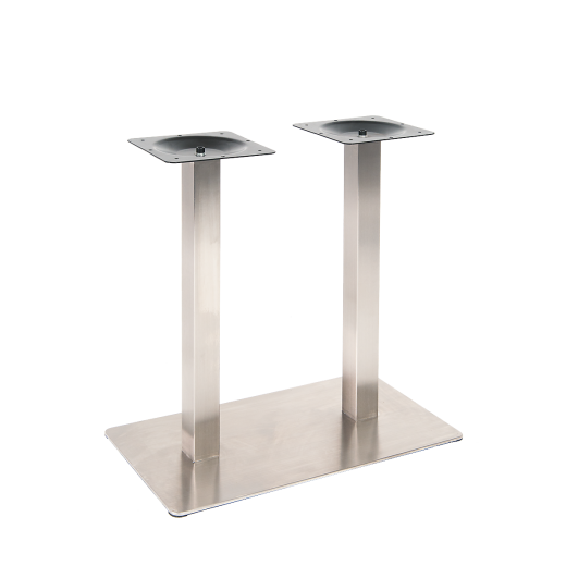 Outdoor Double Stainless Steel Table Bases, Heavy Duty