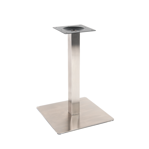 Outdoor 22" x 22" Square Stainless Steel Table Base