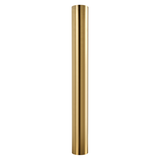 Gold Finish Bar Height Stainless Steel Column, Round