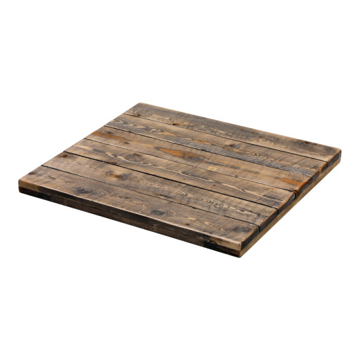 Indoor Pinewood Table Top with 1 1/2-Inch Edge Thickness, Rustic Design
