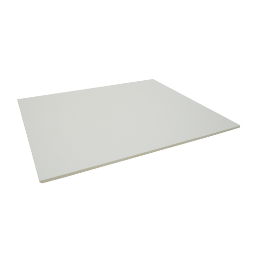 Sintered Stone Table Top in Solid White Color