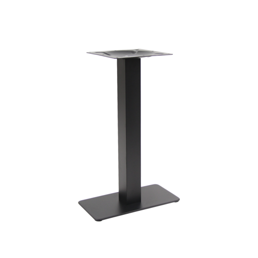 9” x 18" Outdoor Steel Table Base in Black Finish