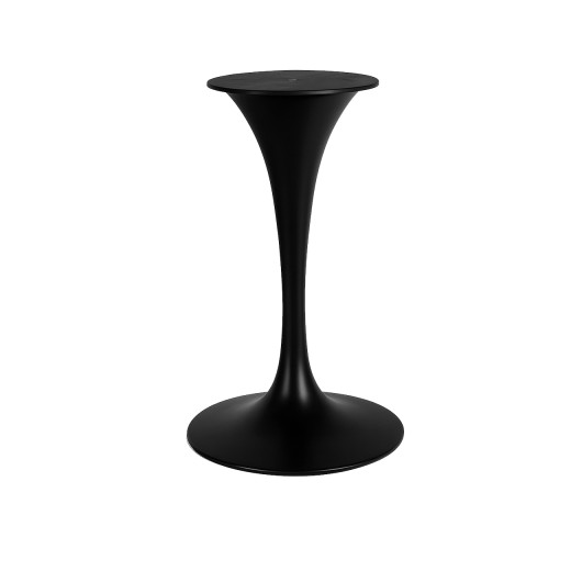  20" Round Steel Tulip Table Base, One-Piece for Indoor/Outdoor Use