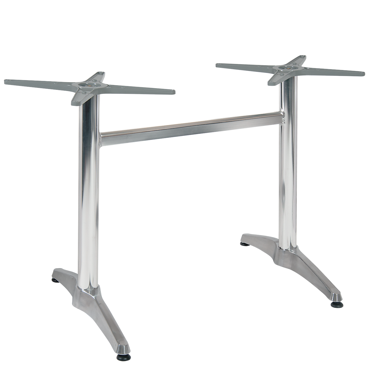 Outdoor Double Table Base, Aluminum