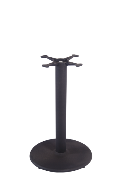 Round Easy Assembly Cast Iron 3PC Table Base 18''