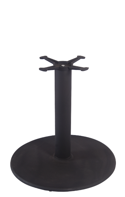 Round Easy Assembly Cast Iron 3PC Table Base 30''