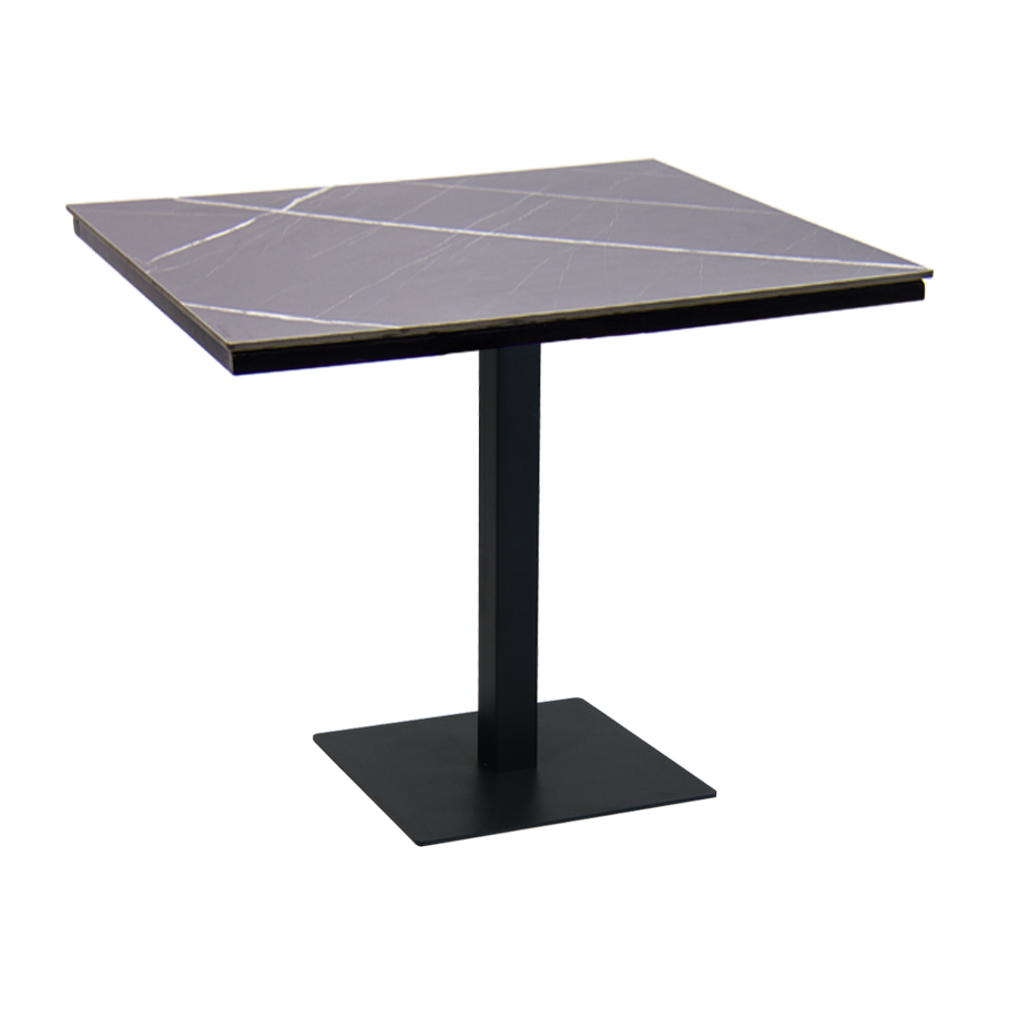Outdoor Table with Aluminum Base & High Pressure Laminate Top, 36" x 36"