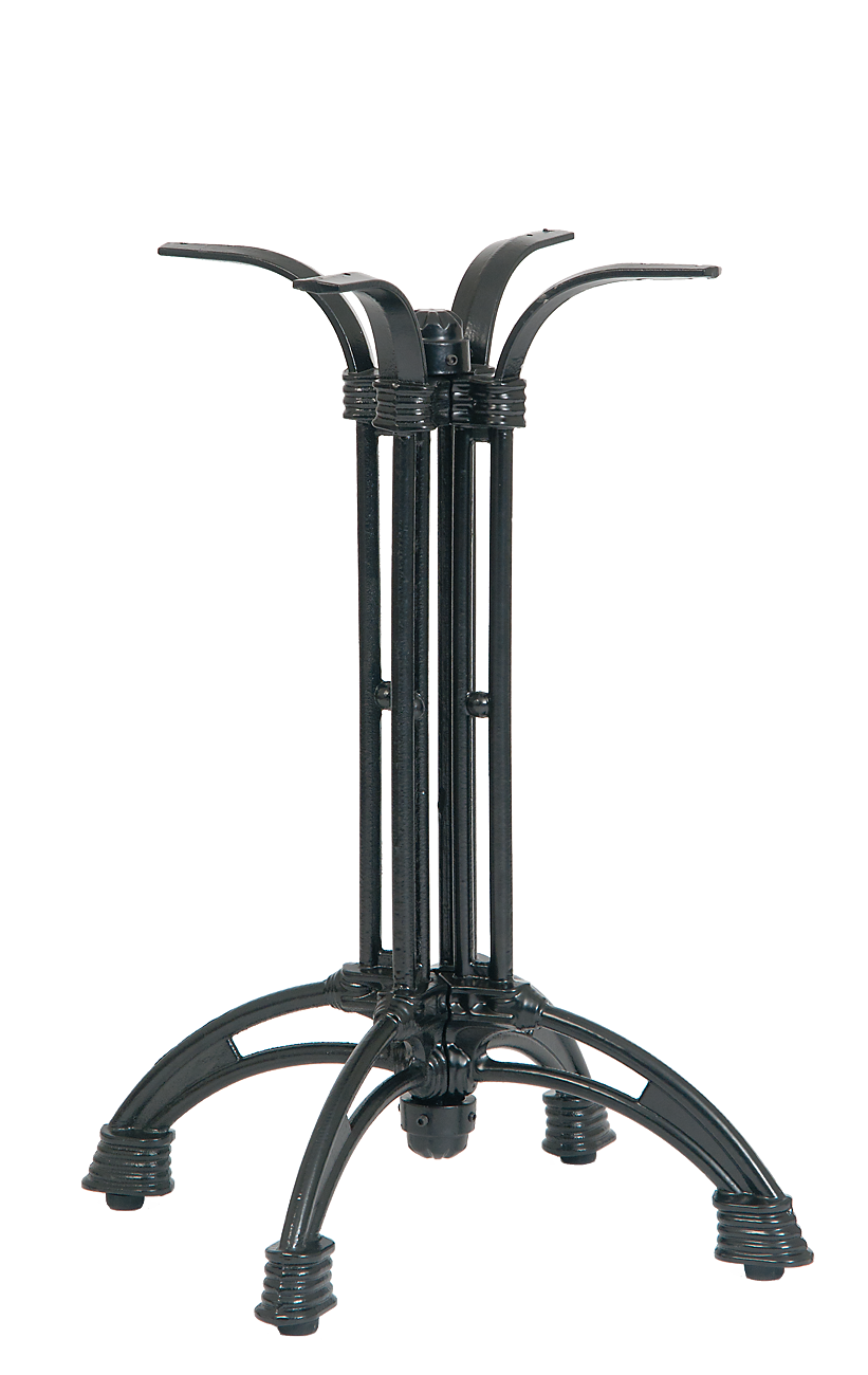 4 Prong Cast Iron Industrial Table Base Designer Table Bases