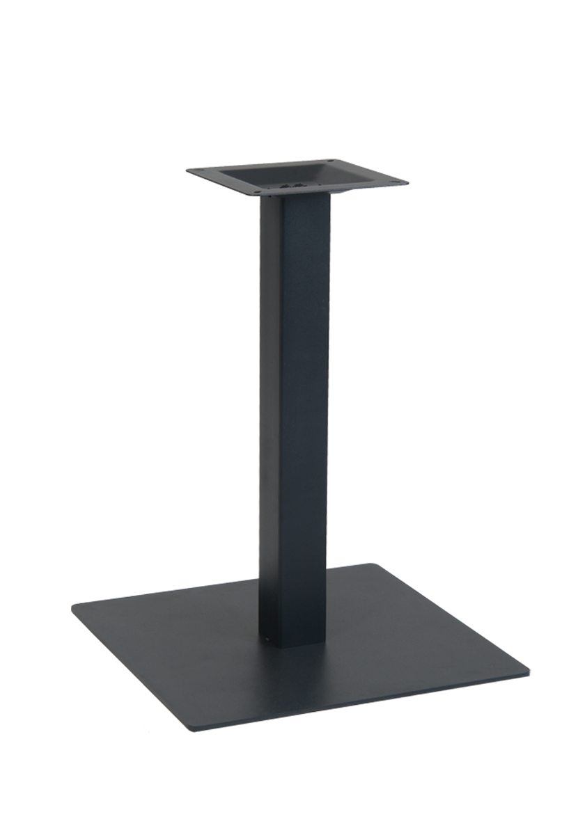 Outdoor Steel Table Base in Black Finish 20” x 20"