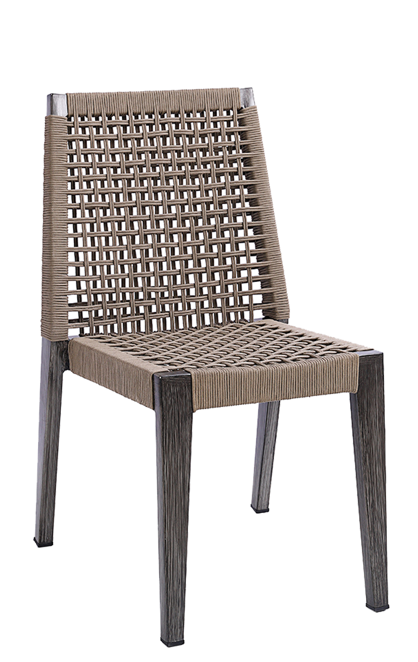 Aluminum Outdoor Chair w/ Terylene Fabric Seat and Back Outdoor