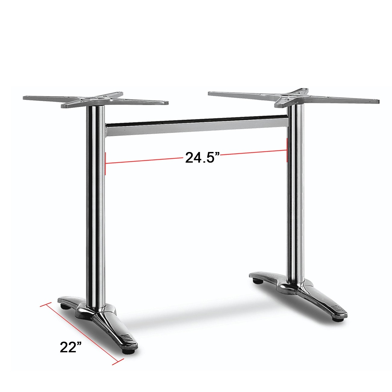 Outdoor Dining Height Aluminum Table Base
