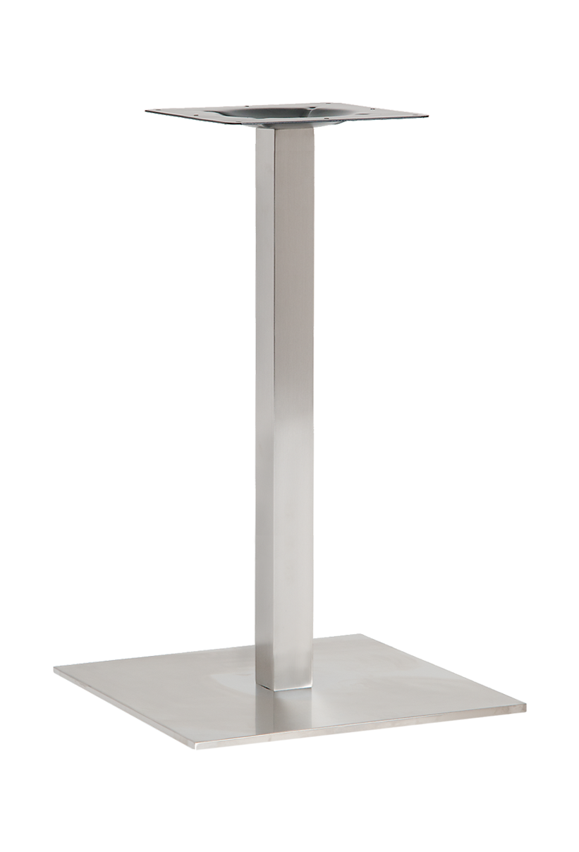 Outdoor 19.5" x19.5" Square Stainless Steel Table Base